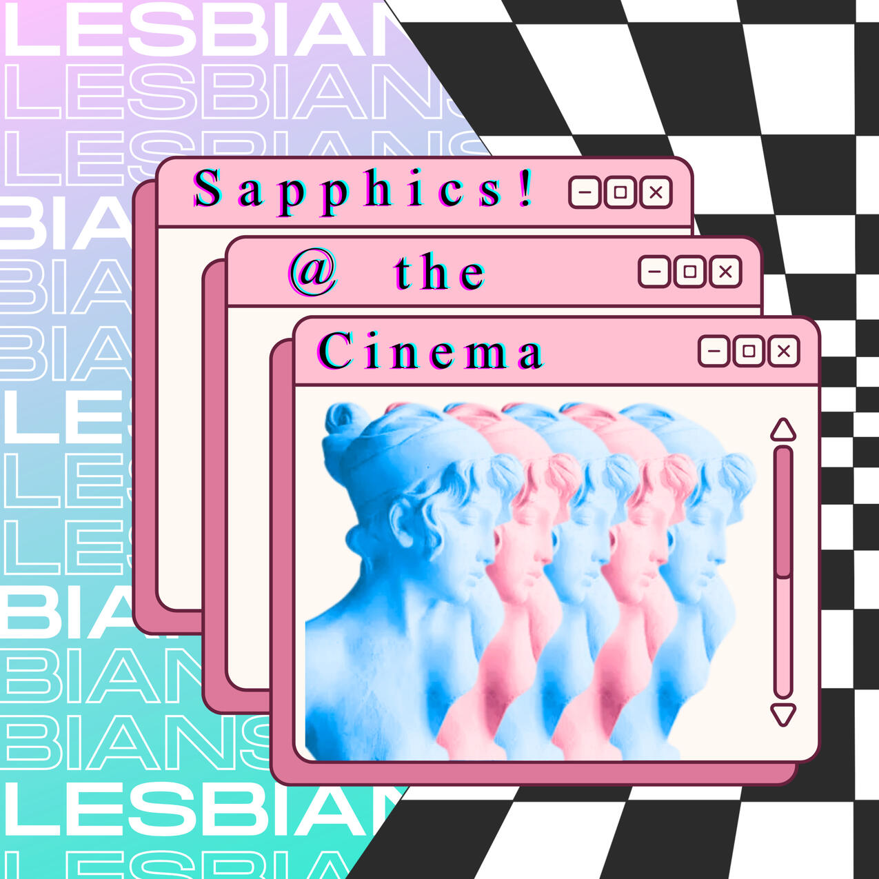 cover art for Sapphics! @ the Cinema
